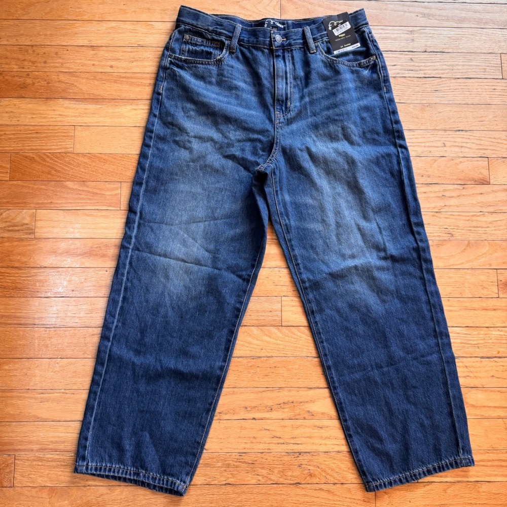Art Class Boys Baggy Jeans Medium Wash Adjustable Waist Husky Size 14 Husky NWT